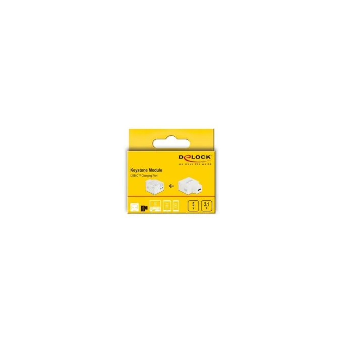 Keystone Modul mit USB Type-CTM Ladebuchse 2.1 A weiß — image 3
