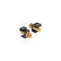 Keystone Modul Polklemme to Gewindebuchse rot schwarz