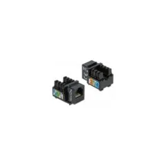 Keystone Modul RJ12 Buchse to LSA Cat.3 UTP schwarz