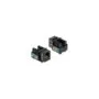 Keystone Modul RJ12 Buchse to LSA Cat.3 UTP schwarz
