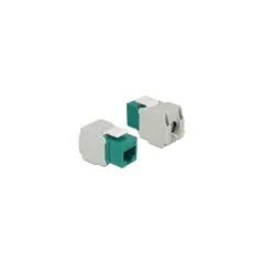 Keystone Modul RJ45 Buchse to LSA Cat.6 UTP grün