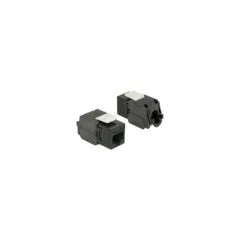 Keystone Modul RJ45 Buchse to LSA Cat.6A UTP schwarz
