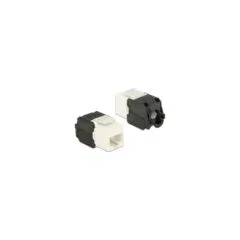 Keystone Modul RJ45 Buchse to LSA Cat.6A UTP weiß