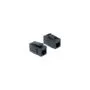 Keystone Modul RJ45 Buchse to RJ45 Buchse Cat.6A UTP schwarz