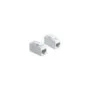 Keystone Modul RJ45 Buchse to RJ45 Buchse Cat.6A UTP weiß