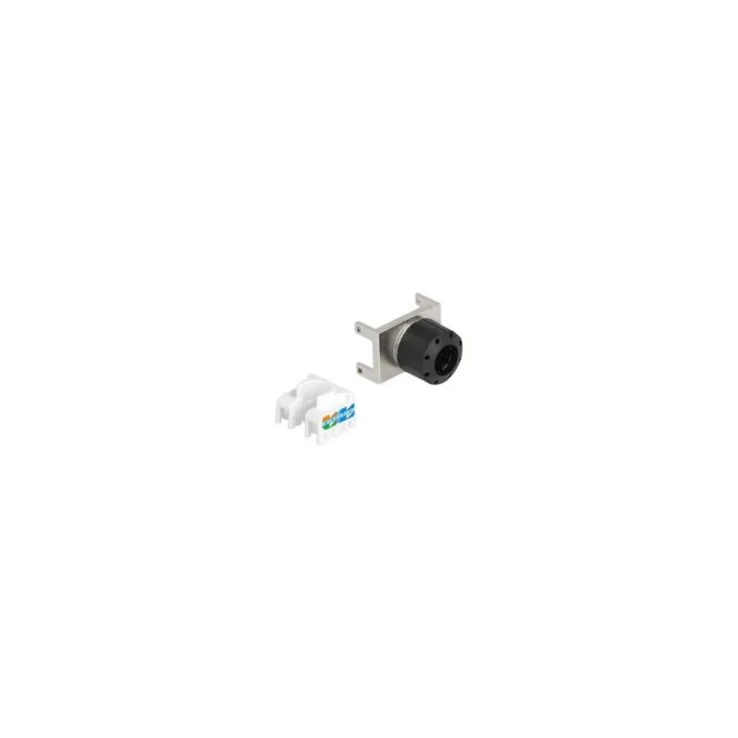 Keystone Modul RJ45 Buchse zu LSA Cat.6A 180° werkzeugfrei Metall — image 3