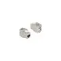 Keystone Modul RJ45 Buchse zu LSA Cat.6A 180° werkzeugfrei Metall