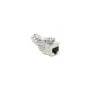 Keystone Modul RJ45 Buchse zu LSA Cat.6A mit Metall Latch werkzeugfrei 45° winkelbar geschirmt
