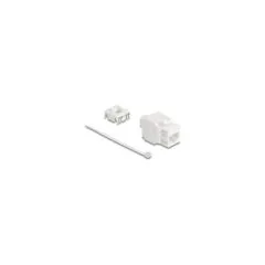 Keystone Modul RJ45 Buchse zu LSA Cat.6A UTP 180° werkzeugfrei