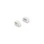 Keystone Modul RJ45 Buchse zu LSA Cat.6A UTP 90° werkzeugfrei