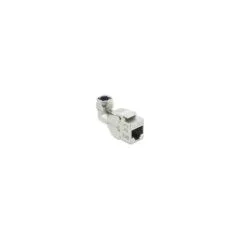 Keystone Modul RJ45 Buchse zu LSA Cat.6A werkzeugfrei 90° winkelbar geschirmt für Kabeldurchmesser von 6.0 - 8.5 mm
