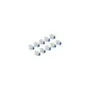 Keystone Modul RJ45 Buchse zu LSA Cat.6A werkzeugfrei blau Set 10 Stück