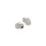 Keystone Modul RJ45 Buchse zu RJ45 Buchse Cat.6A 90° gewinkelt