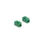 Keystone Modul RJ45 Buchse zu RJ45 Buchse Cat.6A UTP grün