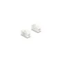 Keystone Modul RJ45 Buchse zu RJ45 Buchse Cat.6A UTP weiß