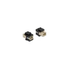 Keystone Modul SC Simplex Buchse zu SC Simplex Buchse beige schwarz