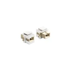 Keystone Modul SC Simplex Buchse zu SC Simplex Buchse beige weiß