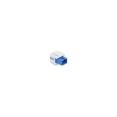 Keystone Modul SC Simplex Buchse zu SC Simplex Buchse blau weiß