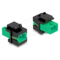 Keystone Modul SC Simplex Buchse zu SC Simplex Buchse grün schwarz