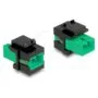 Keystone Modul SC Simplex Buchse zu SC Simplex Buchse grün schwarz