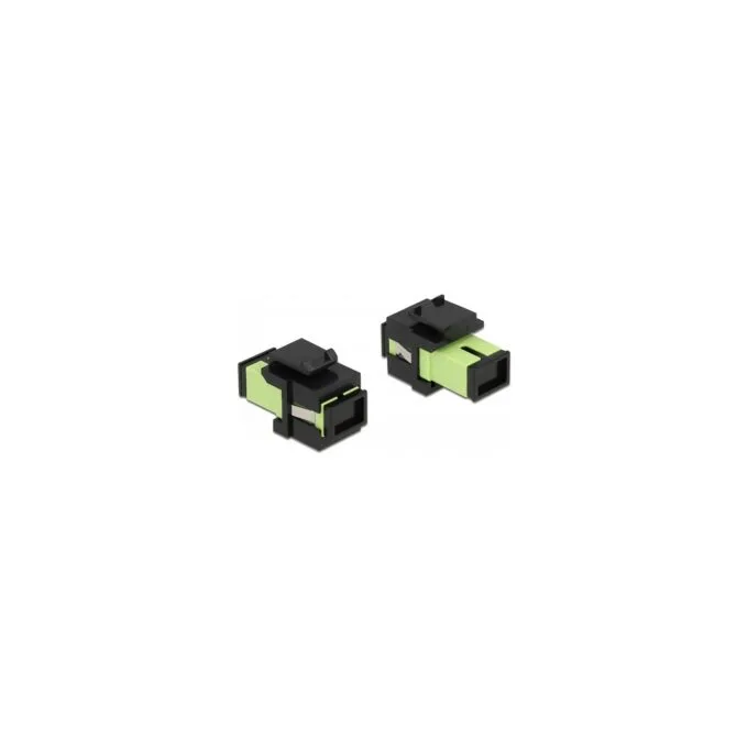 Keystone Modul SC Simplex Buchse zu SC Simplex Buchse lindgrün schwarz — image 2