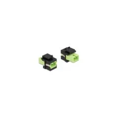 Keystone Modul SC Simplex Buchse zu SC Simplex Buchse lindgrün schwarz