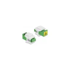 Keystone Modul SC Simplex Buchse zu SC Simplex Buchse mit Laserschutzklappe innen