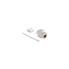 Keystone Modul Slim RJ45 Buchse zu LSA Cat.6A geschirmt 180° werkzeugfrei