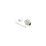 Keystone Modul Slim RJ45 Buchse zu LSA Cat.6A geschirmt 180° werkzeugfrei