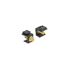 Keystone Modul SMA Buchse to SMA Buchse schwarz