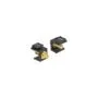 Keystone Modul SMA Buchse to SMA Buchse schwarz