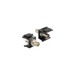 Keystone Modul ST Simplex Buchse to ST Simplex Buchse schwarz