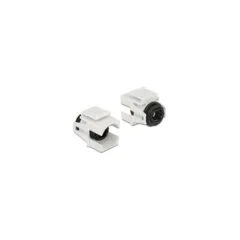 Keystone Modul TOSLINK Buchse to TOSLINK Buchse weiß