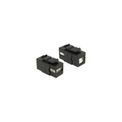 Keystone Modul USB 2.0 A Buchse to USB 2.0 B Buchse schwarz