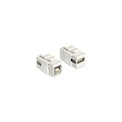 Keystone Modul USB 2.0 A Buchse to USB 2.0 B Buchse weiß
