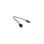 Keystone Modul USB 5 Gbps Typ-A Buchse 250° zu Typ-A Stecker mit 0.5 m Kabel schwarz