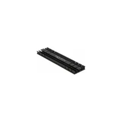 Kühlkörper flach 100 mm für M.2 Modul schwarz