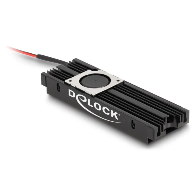 Kühlkörper mit Lüfter für M.2 SSD 2280 schwarz — image 2