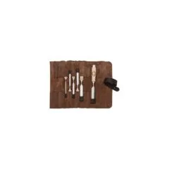 Kirschen Stechbeitelsatz 6-tlg. Ledertasche 6-10-12-16-20-26