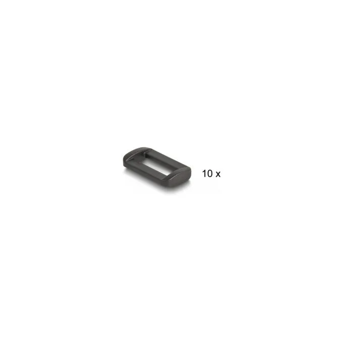 Klettband auf Rolle mit Schlaufe L 3 m x B 20 mm schwarz — image 3
