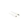 Klinkenverlängerungskabel 3.5 mm 3 Pin Stecker to Buchse 0.5 m weiß