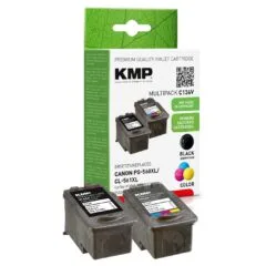 KMP Druckerpatronen C136V schwarz, color kompatibel zu Canon PG560XL CL561XL, 2er-Set