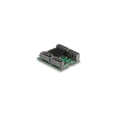 Konverter M.2 Key B+M Stecker zu 4 x SATA Stecker mit RAID und HyperDuo