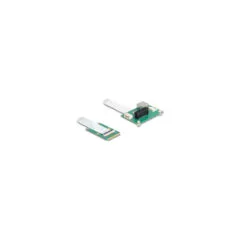 Konverter Mini PCIe Stecker zu PCI Express x1 Slot mit flexiblem Kabel und USB Port