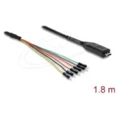 Konverter USB 2.0 Type-CTM zu UART TTL (5 V) Schnittstelle mit 6 x Pfostenstecker TX RX CTS RTS und 5 V Ausgangsspann...