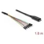 Konverter USB 2.0 Type-CTM zu UART TTL (5 V) Schnittstelle mit 6 x Pfostenstecker TX RX CTS RTS und 5 V Ausgangsspann...