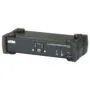 KVM Desktop Switch 2-Port USB 3.1 Gen 1 4K DisplayPort 1.2 KVMPTM Switch with Audio (KVM cables included) ATEN
