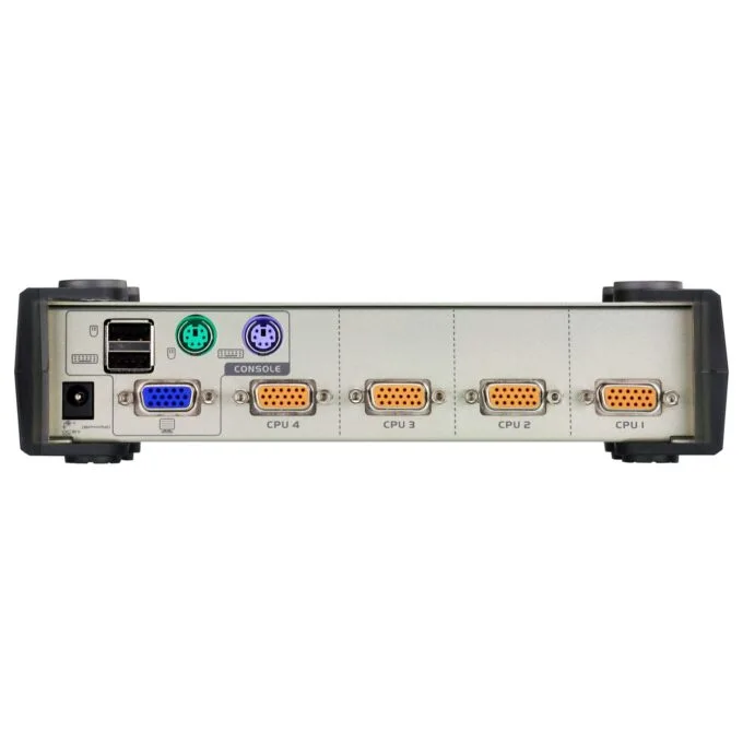 KVM Desktop Switch 4-Port USB - PS 2 VGA KVM Switch (KVM Cables included) ATEN — image 2