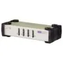 KVM Desktop Switch 4-Port USB - PS 2 VGA KVM Switch (KVM Cables included) ATEN