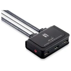 KVM Switch 0290 2-Port Kabel. HDMI. USB. Audio